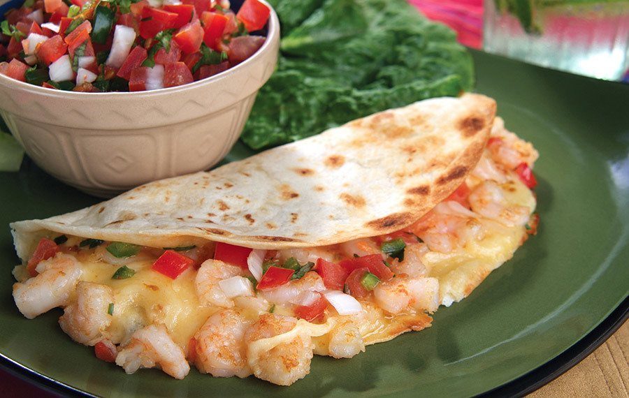 Shrimp Quesadillas - V&amp;V Supremo Foods, Inc.