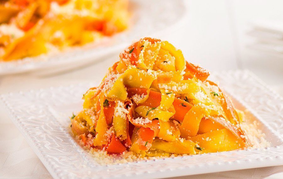 Carrot Pappardelle