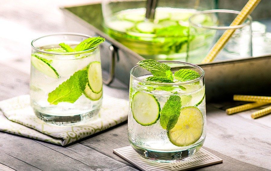 Cucumber Mint Water Refresh Yourself Through And Through 