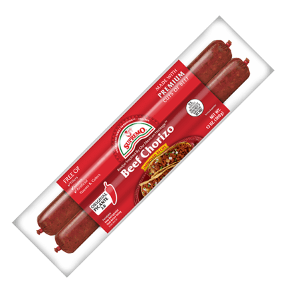 Pork Chorizo In Links 14 Oz. From V&V SUPREMO® - V&V Supremo Foods, Inc.